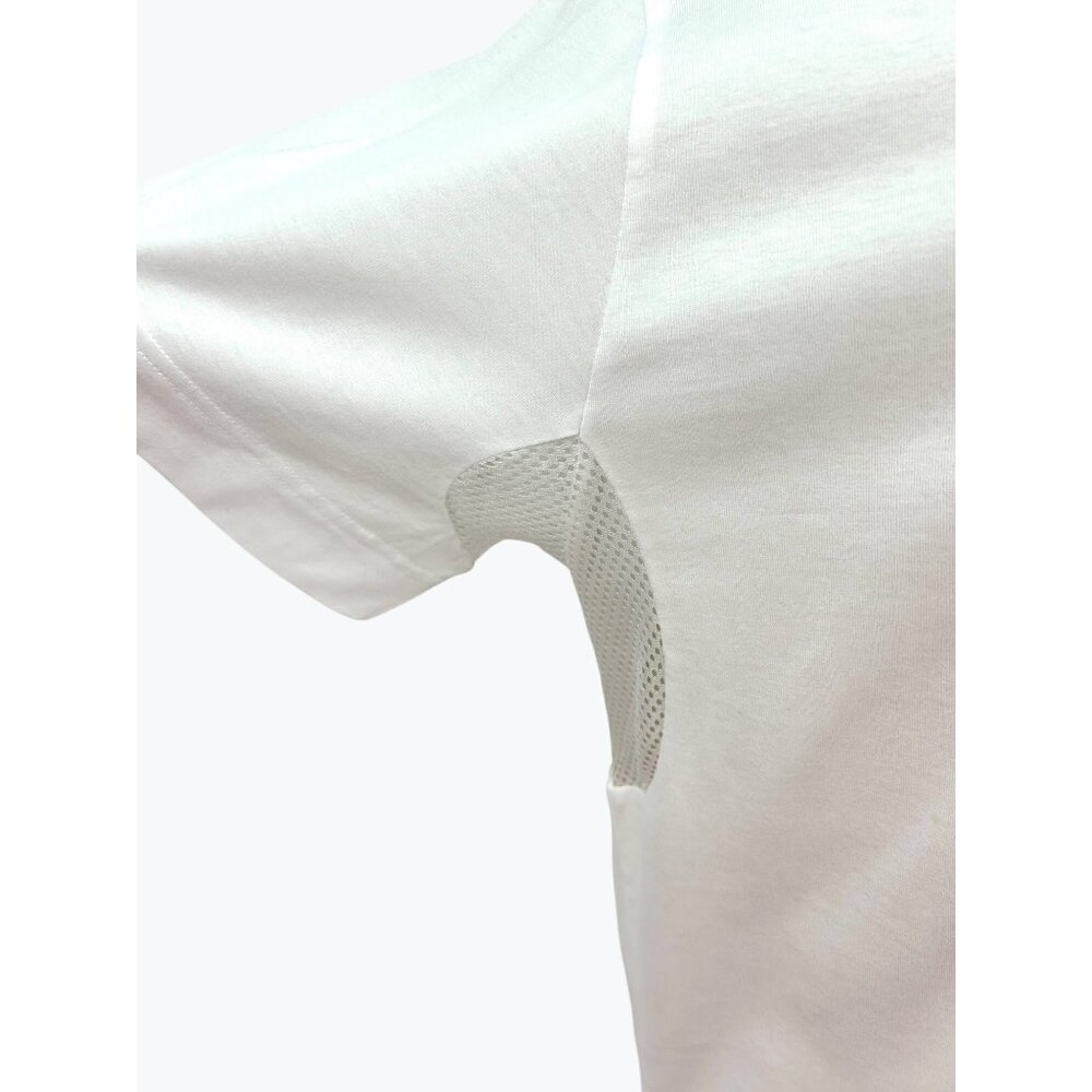 Givenchy Mens White Cotton Short Sleeve T-Shirt Mesh Underarm Detail Size Large - Picture 4 of 16